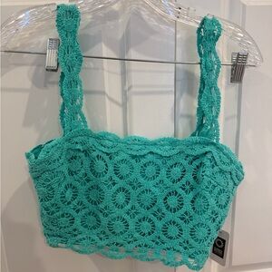 SAYLOR Crochet Top and Skirt Set